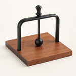 Napkin Holder for Table – Wood Base Metal Frame Cafe Restaurant Kitchen Decor