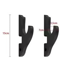 Wooden Katana Wall Mount Rack – Samurai Sword Display Holder, 1 2 3 Layer Storage