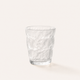 Glacier Texture Glass – Sculptural Clear Drinking Cup for Tea Coffee Water Home Bar