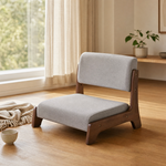 Floor Chair Low Seat – Japanese Style Wood Frame Living Room Bay Window Sofa