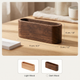 Wooden Business Card Holder – Desk Organizer Office Supplies Desktop Storage Display Rack