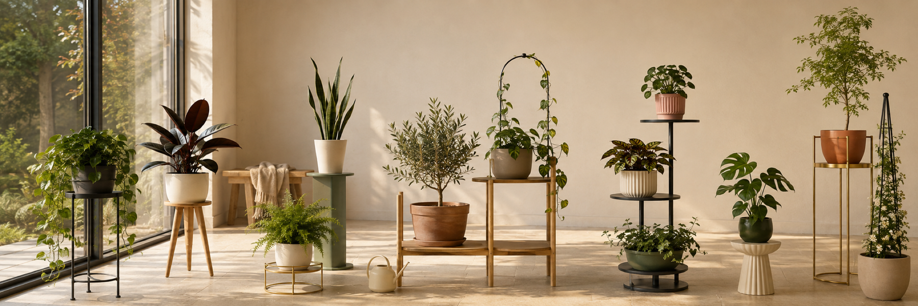 Supports et Tuteurs pour Plantes