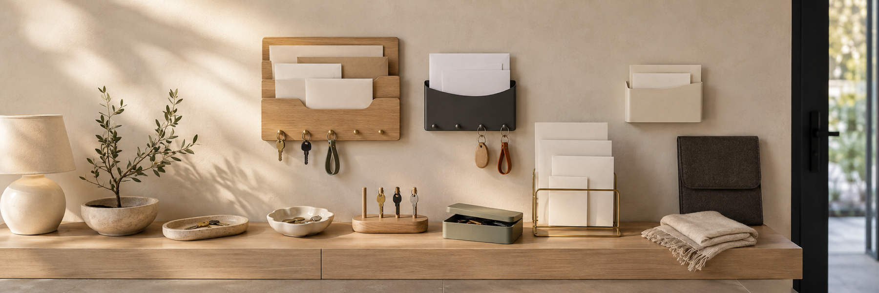 Organisation des clés et du courrier